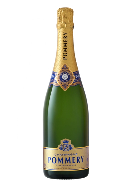 Champagner der Marke Pommery Royal Brut Koscher 12,5% 0,75l Flasche