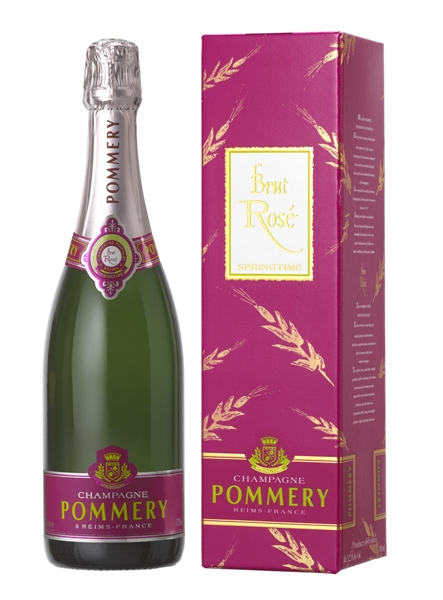 Champagner der Marke Pommery Springtime Rosé 12% 0,75l Flasche