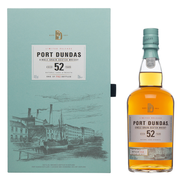 Single Grain Scotch Whisky der Marke Port Dundas 52 Years 44,6% 0,7l Flasche