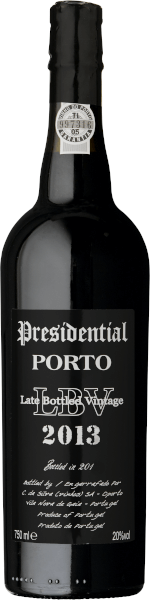 Portwein der Marke Presidential Vintage 2013 20% 0,75l Flasche