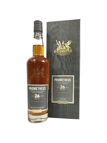 Single Malt Scotch Whisky der Marke Prometheus 26 Years Cache 1 47% 0,7l Flasche 