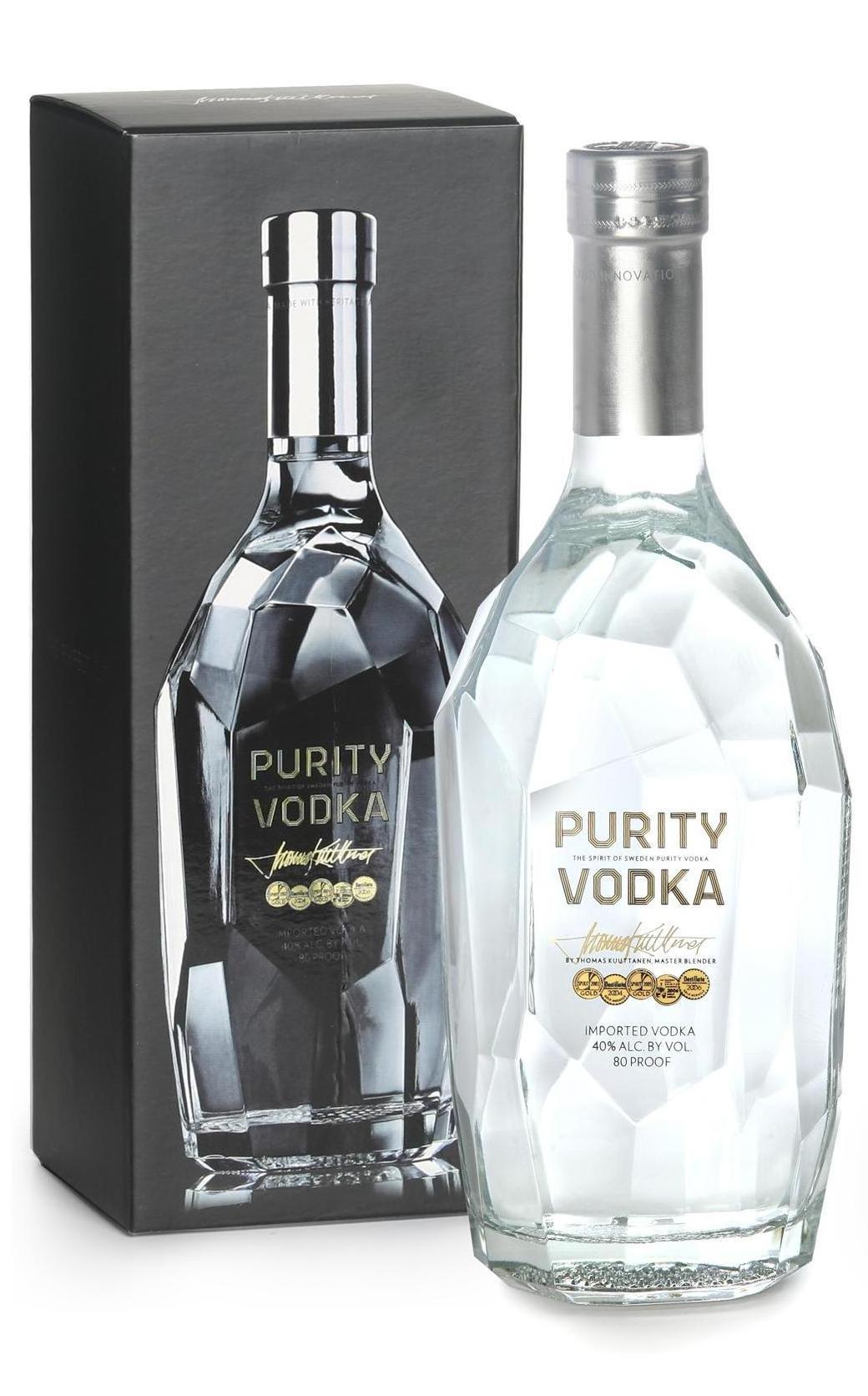 Vodka der Marke Purity 40% 0,7l Flasche