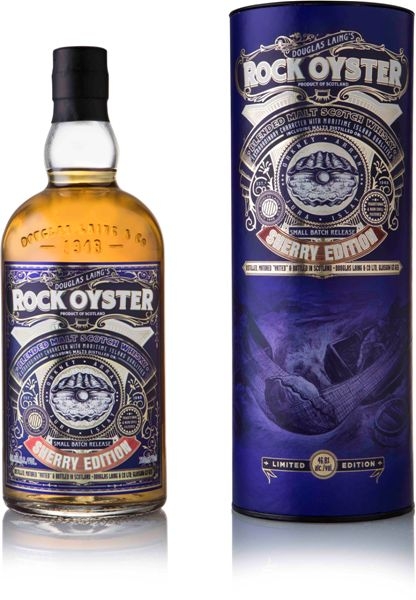 Blended Malt Scotch Whisky der Marke Rock Oyster Sherry Edition Island 46,8% 0,7l Flasche