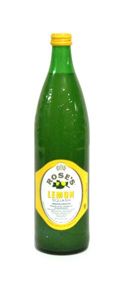 Lemon Squash der Marke Roses 0,75l Flasche