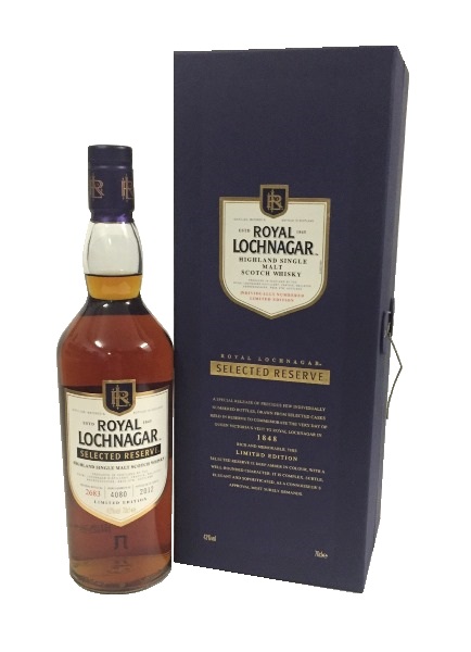 Single Malt Scotch Whisky der Marke Royal Lochnagar 43% 0,7l Flasche
