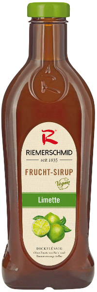 Limette Fruchtsirup der Marke Riemerschmid 0,5l Flasche