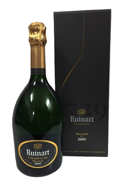 Champagner der Marke R Ruinart Vintage 2009 Brut 12% 0,75 l. Flasche