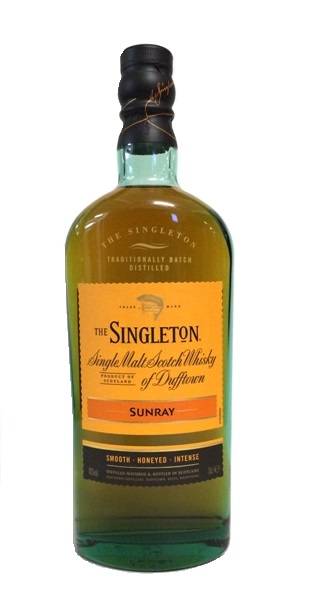 Single Malt Scotch Whisky der Marke The Singleton of Dufftown Sunray 40% 0,7l Flasche