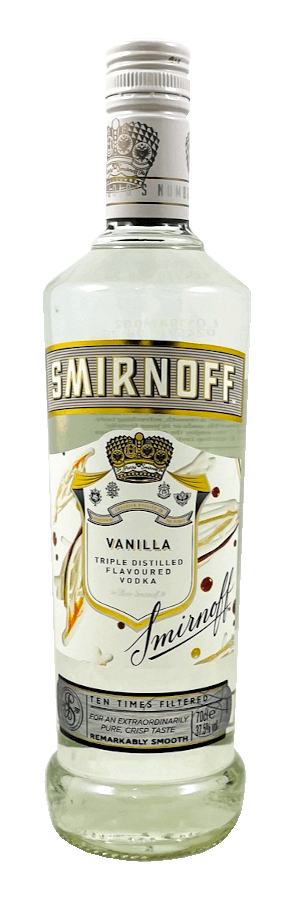 Vodka Vanilla der Marke Smirnoff 37,5% 0,7l Flasche