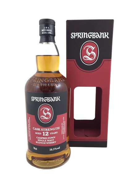 Single Malt Scotch Whisky der Marke Springbank 12 Years Cask Strength 56,5% 0,7l Flasche