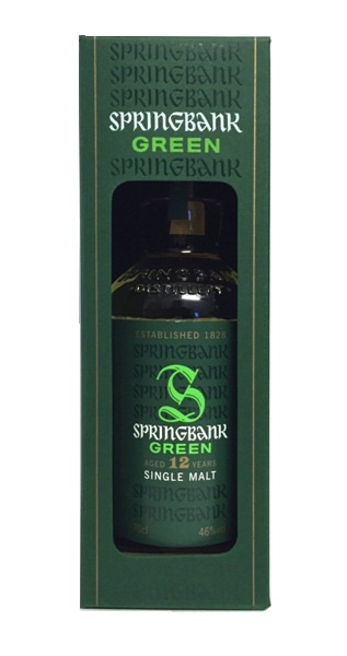 Single Malt Scotch Whisky der Marke Springbank 12 Years Old Green 46% 0,7l Flasche