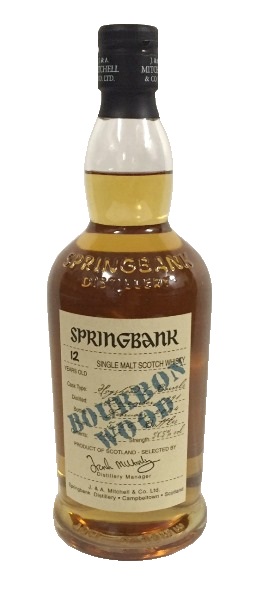 Single Malt Scotch Whisky der Marke Springbank 12 Years Bourbon Wood 58,5% 0,7l Flasche