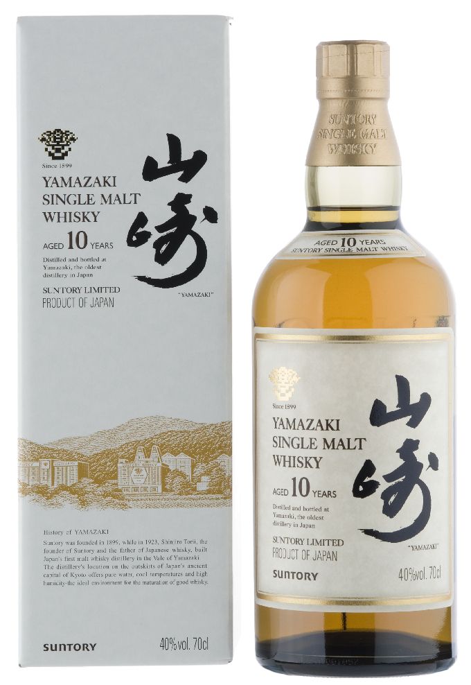 Single Malt Whisky Japan der Marke Suntory Yamazaki 10 Jahre 40% 0,7l Flasche