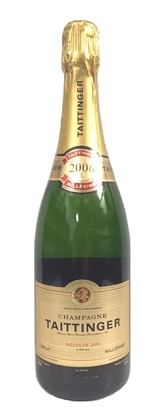 Champagner der Marke Taittinger Millésimé 2006 12% 0,75l Flasche