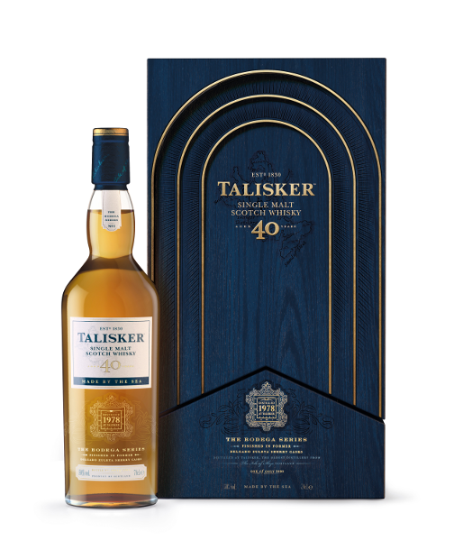 Single Malt Scotch Whisky der Marke Talisker 40 Jahre 50% 0,7l Flasche