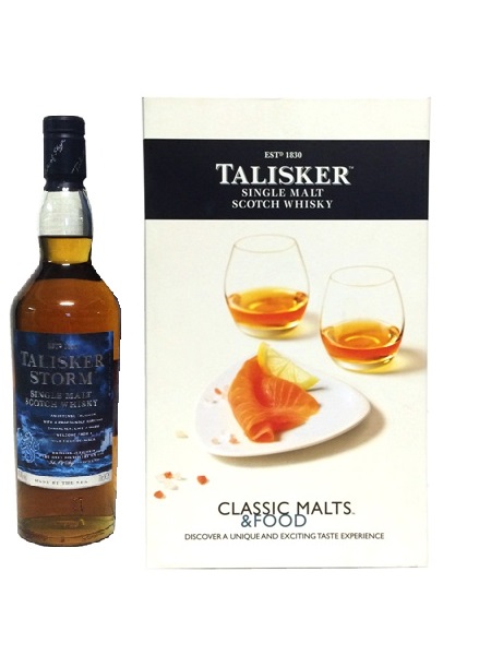 Single Malt Scotch Whisky der Marke Talisker Storm Classic Malts & Food Edition 45,8% 0,7l Flasche