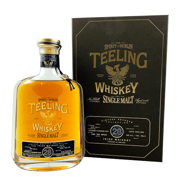 Irish Whiskey der Marke Teeling 28 46% 0,7l Flasche
