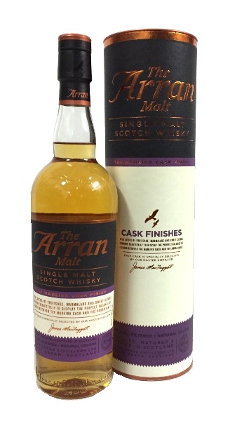 Single Malt Scotch Whisky der Marke The Arran Malt Madeira Cask Finish 50% 0,7l Flasche