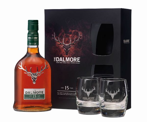 Highland Single Malt Scotch Whisky der Marke The Dalmore 15 Jahre 40% 0,7l Flasche 