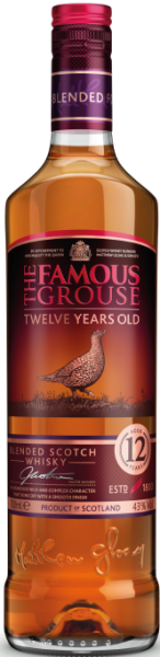 Blended Scotch Whisky der Marke The Famous Grouse 12 Jahre 40% 0,7l Flasche