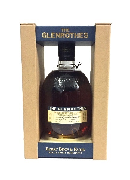 Single Malt Scotch Whisky der Marke The Glenrothes Ministers Reserve 43% 0,7l Flasche