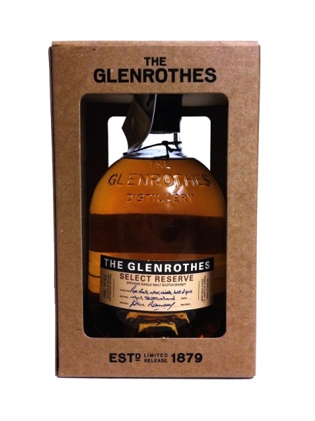 Single Malt Scotch Whisky der Marke The Glenrothes Select Reserve Speyside 43% 0,7l Flasche