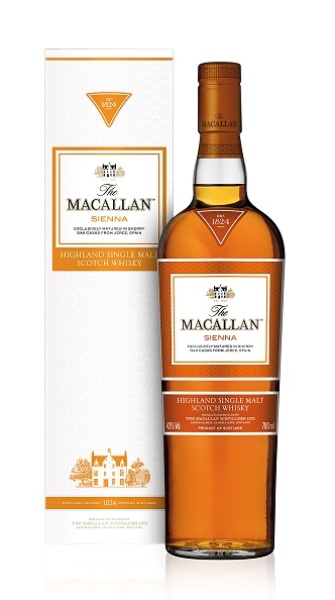 Highland Single Malt Scotch Whisky der Marke The Macallan Sienna 43% 0,7l Flasche