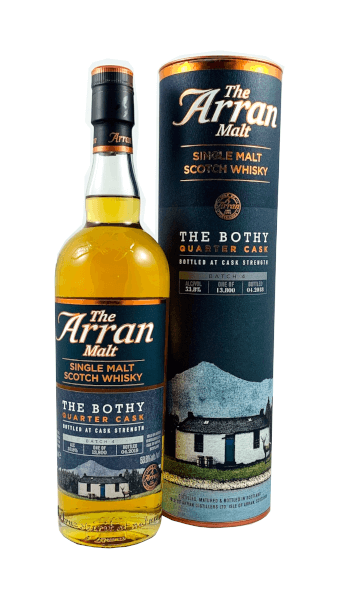 Single Malt Scotch Whisky der Marke The Arran The Bothy Quarter Cask Batch 3 53,2% 0,7l Flasche