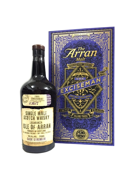Single Malt Scotch Whisky der Marke The Arran Smugglers Series Volume Three 56,8% 0,7l Flasche