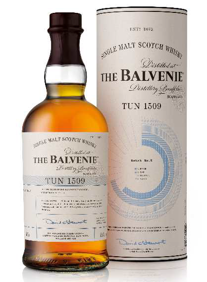 Single Malt Scotch Whisky der Marke The Balvenie TUN 1509 52,6% 0,7l Flasche