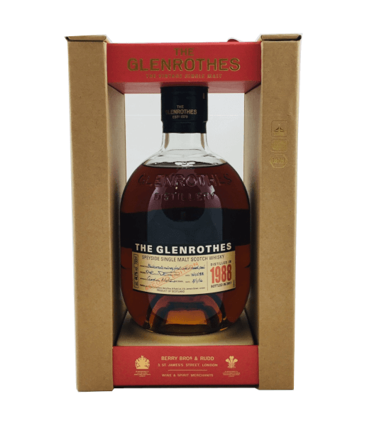 Single Malt Scotch Whisky der Marke The Glenrothes 1988er Vintage Speyside 44,1% 0,7l Flasche