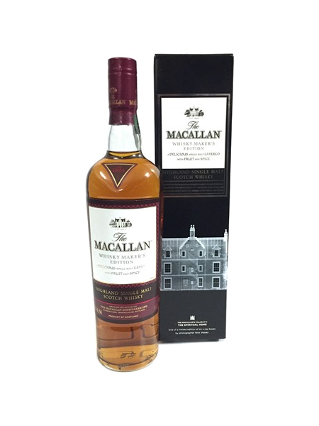 Single Malt Scotch Whisky der Marke The Macallan Maker´s Edition 42,8% 0,7l Flasche