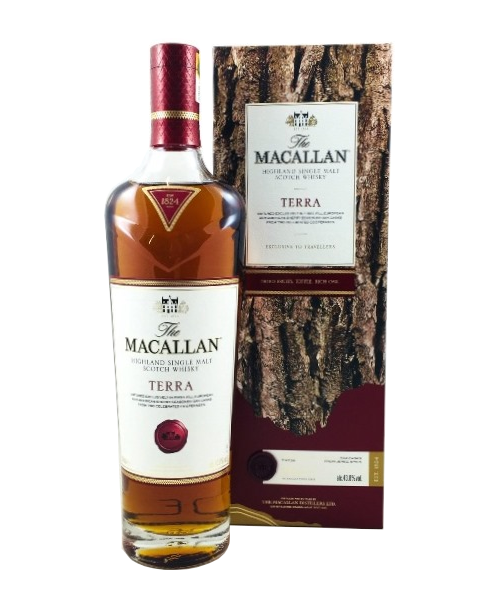 Single Malt Whisky der Marke The Macallan TERRA 43,8% 0,7l Flasche