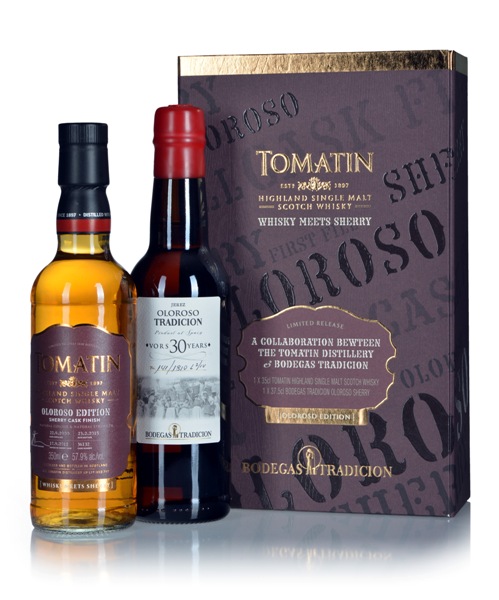 Single Malt Scotch Whisky der Marke Tomatin 57,9% 0,7l Flasche