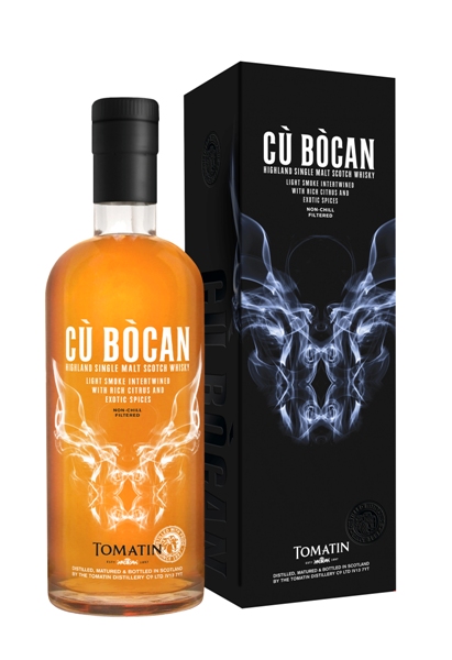 Single Malt Scotch Whisky der Marke Tomatin Cu Bocan Peated 46% 0,7l Flasche