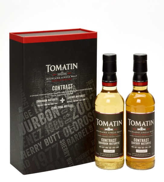 Single Malt Scotch Whisky der Marke Tomatin 46% 2-0,35l Flasche