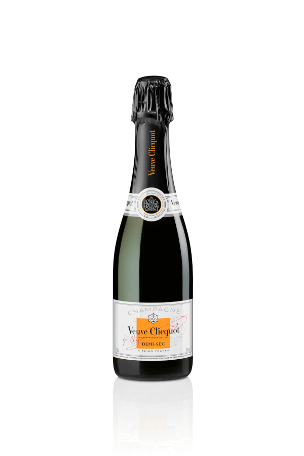 Champagner der Marke Veuve Clicquot Demi Sec 12% 0,375 l Flasche