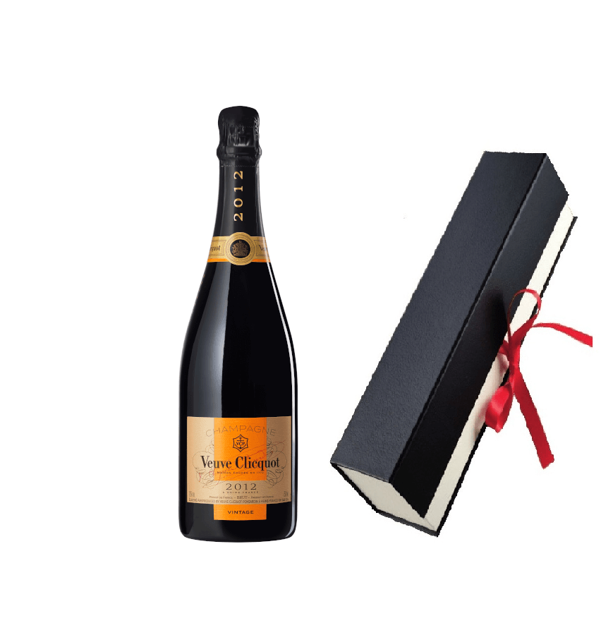 Champagner der Marke Veuve Clicquot Vintage in Geschenkfaltschachtel 12% 0,75 l Flasche