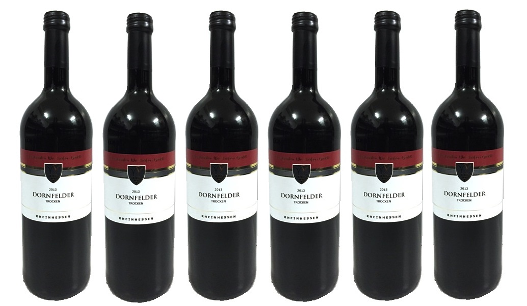 Wein der Marke Weinkontor Westhofen Dornfelder 2013 12,5% 6-1,0l Flasche