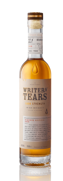  Irish Whiskey der Marke Writers Tears Cask Strenght 2020 54,5% 0,7l Flasche