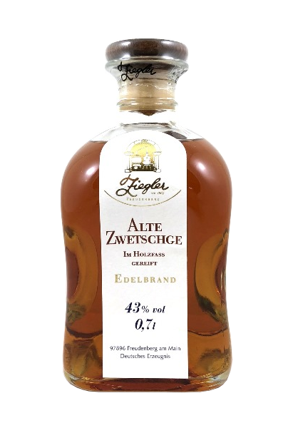 Alte Zwetschge der Marke Ziegler 43% 0,7l Flasche